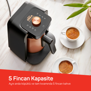 Rich Spin Pro Türk Kahvesi Makinesi - Bakır - OK0020-K - 6