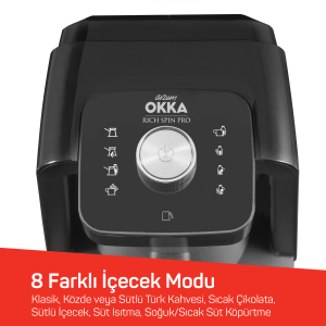 Rich Spin Pro Türk Kahvesi Makinesi - Krom - OK0020-K - 3