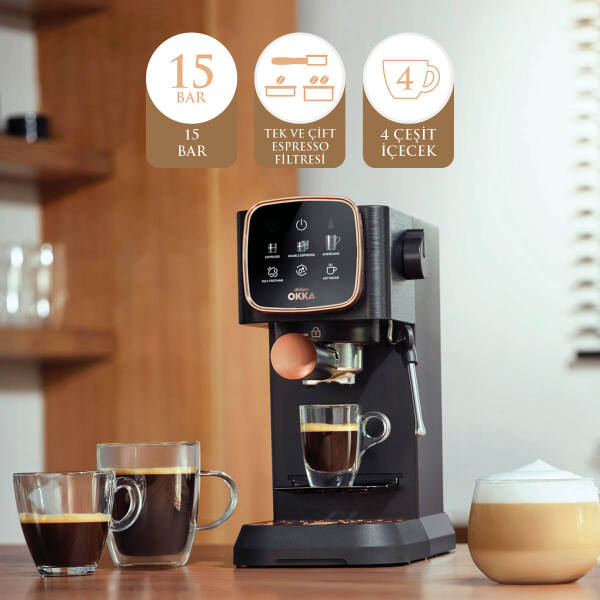 Espresso Solo Yarı Otomatik Espresso Makinesi - OK0034 - 6