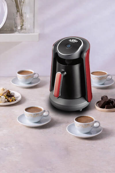 OK004-N OKKA Minio Turkish Coffee Machine - Pomegranate - 2