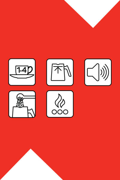 OK004-N OKKA Minio Turkish Coffee Machine - Pomegranate - 6