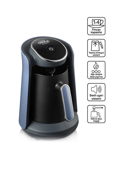 OK004-O OKKA Minio Turkish Coffee Machine - Ocean - 1