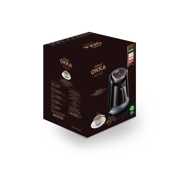 OK004 OKKA Minio Türk Kahvesi Makinesi - Bakır - 9