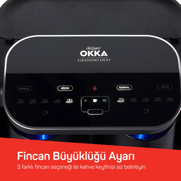 Grandio Duo Türk Kahvesi Makinesi - Krom - OK007-K - 6