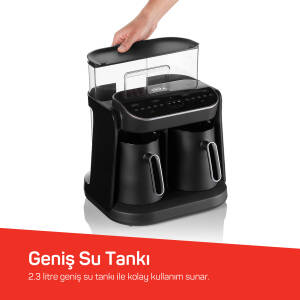 Grandio Duo Türk Kahvesi Makinesi - Krom - OK007-K - 7