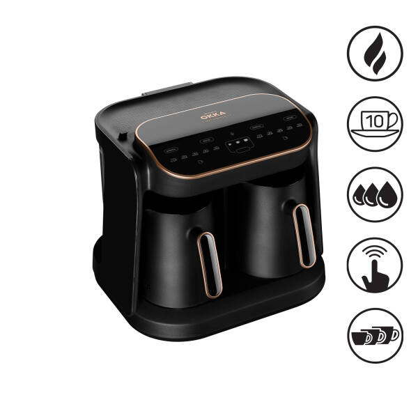 Grandio Duo Türk Kahvesi Makinesi - Bakır - OK007 - 1