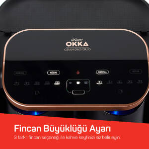 Grandio Duo Türk Kahvesi Makinesi - Bakır - OK007 - 6
