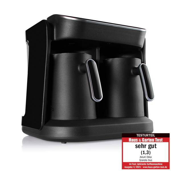 OK007-K OKKA Grandio Duo Turkish Coffee Machine - Chrome - 2