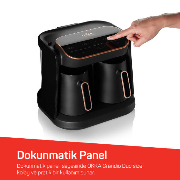 OK007 OKKA Grandio Duo Turkish Coffee Machine - Copper - 5