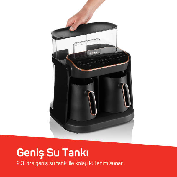 OK007 OKKA Grandio Duo Turkish Coffee Machine - Copper - 7