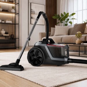 AR4133 Olimpia Speed Cyclone 800W Filtreli Elektrikli Süpürge HEPA 13 Filtre, Siyah (1)