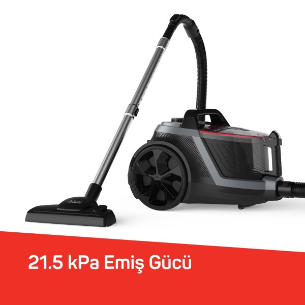 AR4133 Olimpia Speed Cyclone 800W Filtreli Elektrikli Süpürge HEPA 13 Filtre, Siyah - 5