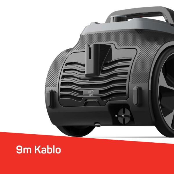 AR4133 Olimpia Speed Cyclone 800W Filtreli Elektrikli Süpürge HEPA 13 Filtre, Siyah - 6