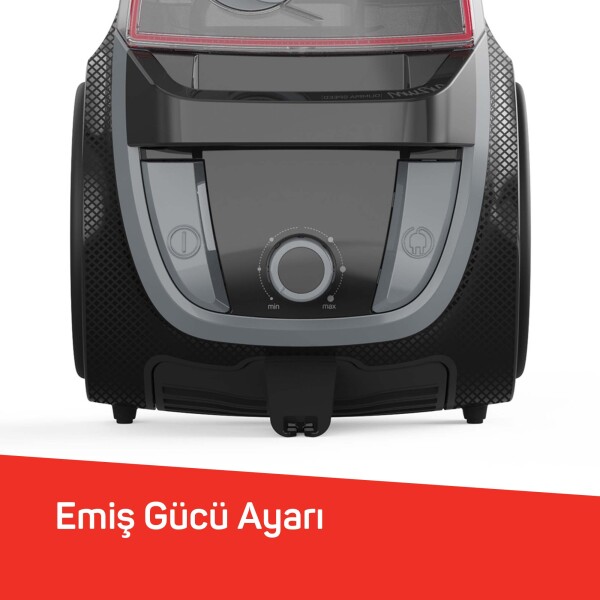 AR4133 Olimpia Speed Cyclone 800W Filtreli Elektrikli Süpürge HEPA 13 Filtre, Siyah - 8