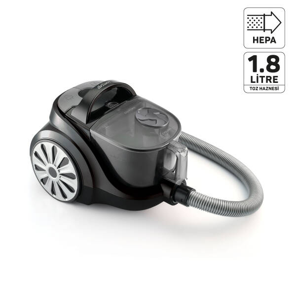 FL493 Easyforce Cyclone Filtreli Elektrikli Süpürgesi 899W, HEPA Filtre, 2,5 lt Toz Haznesi, Gri			 - 1