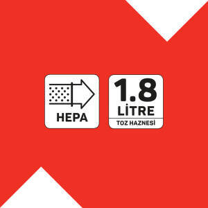 FL493 Easyforce Cyclone Filtreli Elektrikli Süpürgesi 899W, HEPA Filtre, 2,5 lt Toz Haznesi, Gri			 - 7