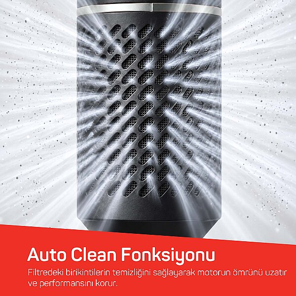 AR5166 Revolution BLDC Ionic Hava Üflemeli Saç Şekillendirici 6 Farklı Başlıklı, 1500W, Siyah - 7