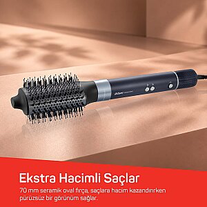 AR5166 Revolution BLDC Ionic Hava Üflemeli Saç Şekillendirici 6 Farklı Başlıklı, 1500W, Siyah - 9
