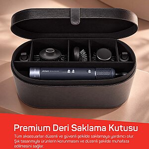 AR5166 Revolution BLDC Ionic Hava Üflemeli Saç Şekillendirici 6 Farklı Başlıklı, 1500W, Siyah - 14