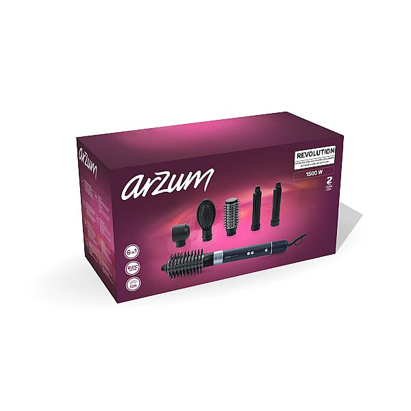 AR5166 Revolution BLDC Ionic Hava Üflemeli Saç Şekillendirici 6 Farklı Başlıklı, 1500W, Siyah - 15