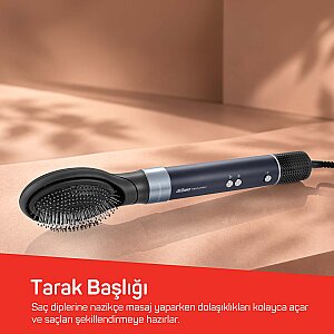AR5166 Revolution BLDC Ionic Hava Üflemeli Saç Şekillendirici 6 Farklı Başlıklı, 1500W, Siyah - 13