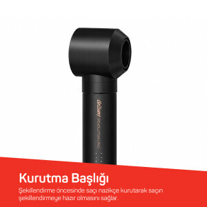 AR5198 Revolution Line  BLDC Ionic Hava Üflemeli Saç Şekillendirici 5 Başlık, 1500W, Siyah - 12