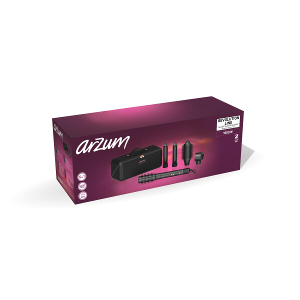 AR5198 Revolution Line  BLDC Ionic Hava Üflemeli Saç Şekillendirici 5 Başlık, 1500W, Siyah - 13