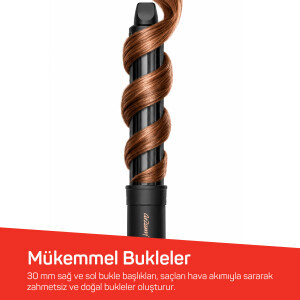 AR5198 Revolution Line  BLDC Ionic Hava Üflemeli Saç Şekillendirici 5 Başlık, 1500W, Siyah - 10