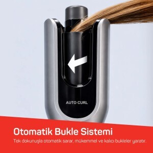 AR5171 Revolution Pro Otomatik Saç Maşası - Siyah - 3