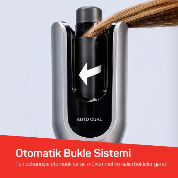 AR5171 Revolution Pro Otomatik Saç Maşası - Siyah - 3