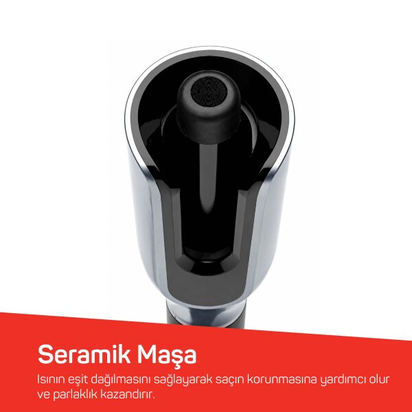 AR5171 Revolution Pro Otomatik Saç Maşası - Siyah - 5