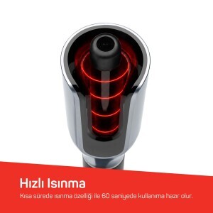 AR5171 Revolution Pro Otomatik Saç Maşası - Siyah - 7
