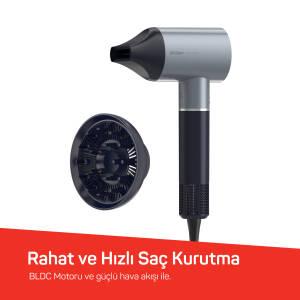 Revolution Profesyonel Saç Kurutma Makinesi - Platin Gri - AR5169 - 3