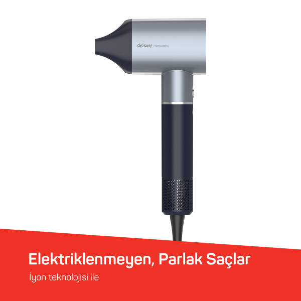 Revolution Profesyonel Saç Kurutma Makinesi - Platin Gri - AR5169 - 4