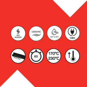 AR5168 Revolution Protect Saç Düzleştirici, Seramik Plaka, Platin Gri - 7