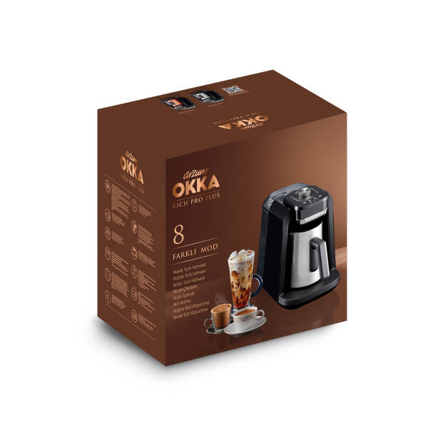 OK0036 Rich Pro Plus Su Hazneli Türk Kahvesi Makinesi, Bakır - 7
