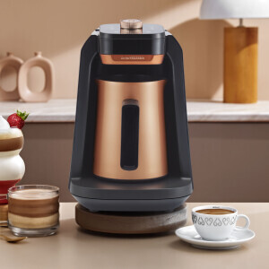 OK0036 Okka Rich Pro Plus Su Hazneli Türk Kahvesi Makinesi, Bakır (1)