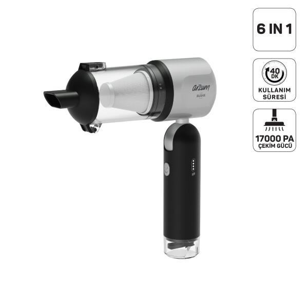 AR4500 Arzum Rushx 6-in-1 Araç İçi Süpürge 17000PA - 1