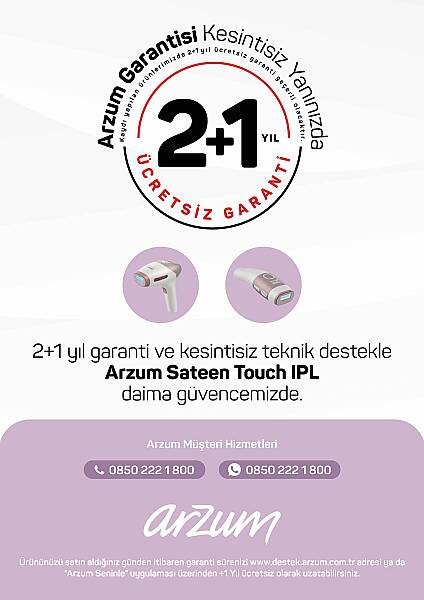 AR5176 SateenTouch IPL Lazer Epilasyon, 999.999 Atım, Evde Tüy Alma, Soğutmalı, 5 Kademe, Otomatik Mod - 7