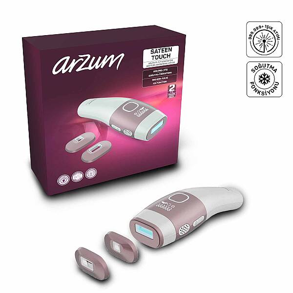 AR5176 SateenTouch IPL Lazer Epilasyon, 999.999 Atım, Evde Tüy Alma, Soğutmalı, 5 Kademe, Otomatik Mod - 1