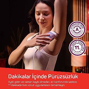 AR5176 SateenTouch IPL Lazer Epilasyon, 999.999 Atım, Evde Tüy Alma, Soğutmalı, 5 Kademe, Otomatik Mod - 4