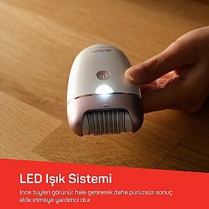 AR5175 Sateen Touch Şarjlı Epilasyon Seti, 48 Cımbızlı Başlık, 2 Farklı Hız Ayarı, Led Işık Sistemi - 4