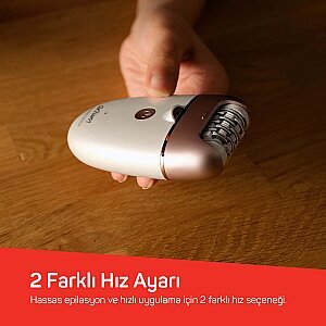 AR5175 Sateen Touch Şarjlı Epilasyon Seti, 48 Cımbızlı Başlık, 2 Farklı Hız Ayarı, Led Işık Sistemi - 5