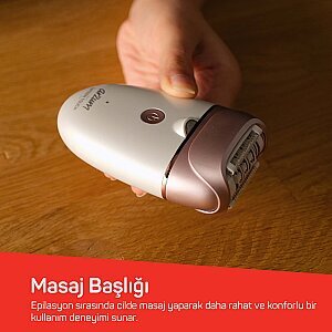 AR5175 Sateen Touch Şarjlı Epilasyon Seti, 48 Cımbızlı Başlık, 2 Farklı Hız Ayarı, Led Işık Sistemi - 7