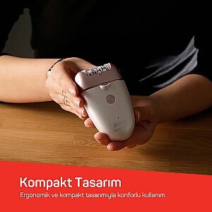AR5175 Sateen Touch Şarjlı Epilasyon Seti, 48 Cımbızlı Başlık, 2 Farklı Hız Ayarı, Led Işık Sistemi - 11