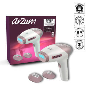 AR5178 SateenTouch IPL Lazer Epilasyon, 999.999 Atım, Evde Tüy Alma, Soğutmalı, 5 Kademe, Cilt Sensörü