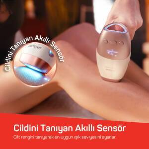 AR5178 SateenTouch IPL Lazer Epilasyon, 999.999 Atım, Evde Tüy Alma, Soğutmalı, 5 Kademe, Cilt Sensörü - 4