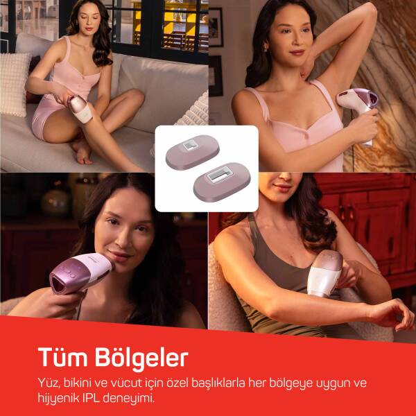 AR5178 SateenTouch IPL Lazer Epilasyon, 999.999 Atım, Evde Tüy Alma, Soğutmalı, 5 Kademe, Cilt Sensörü - 7