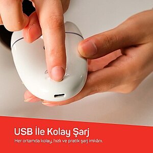 AR5173 Sateen Touch Şarjlı Epilasyon Cihazı, 48 Cımbızlı Başlık, 2 Farklı Hız Ayarı, Led Işık Sistemi - 9