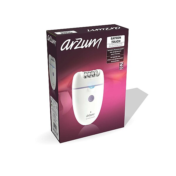 AR5173 Sateen Touch Şarjlı Epilasyon Cihazı, 48 Cımbızlı Başlık, 2 Farklı Hız Ayarı, Led Işık Sistemi - 10